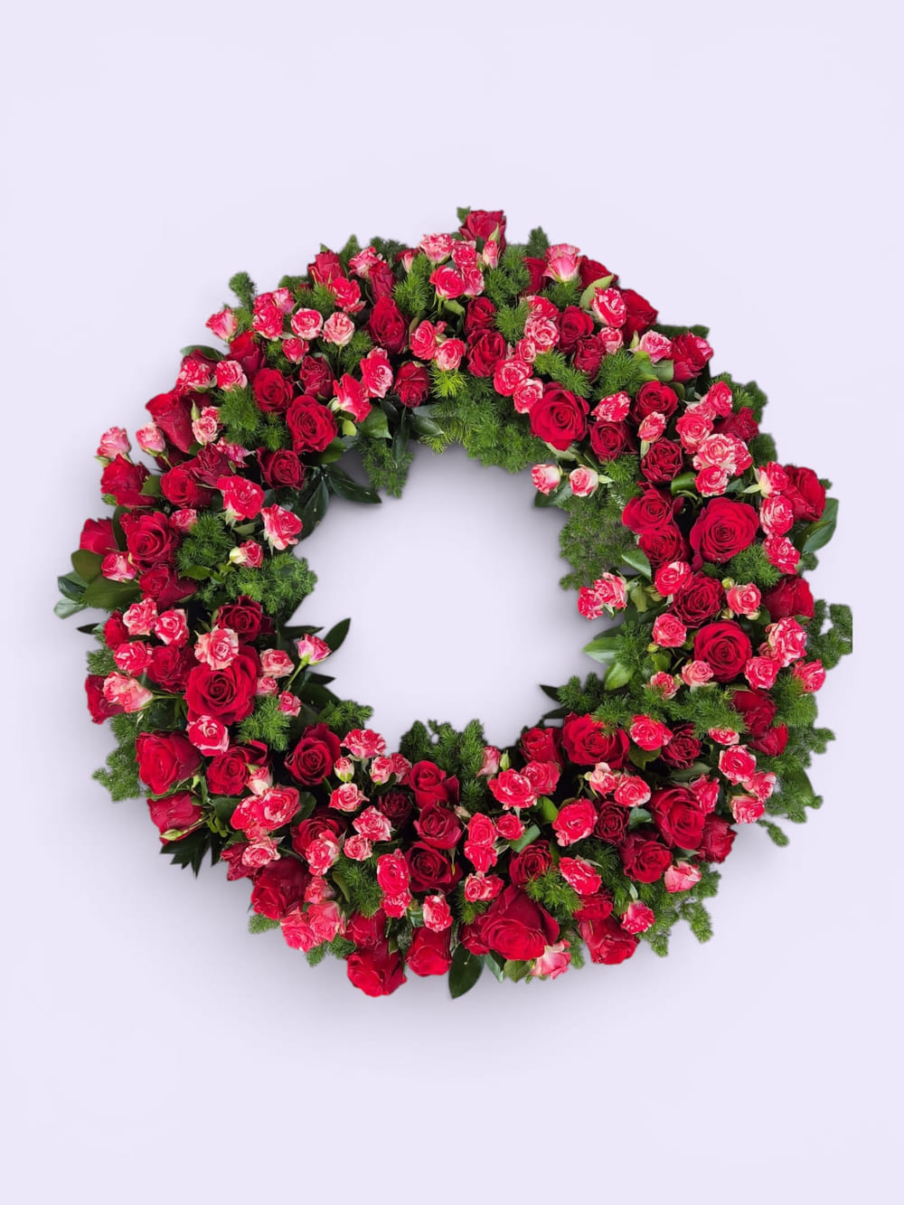 Coroană funerară Deluxe „Amintire Fără Sfârșit”