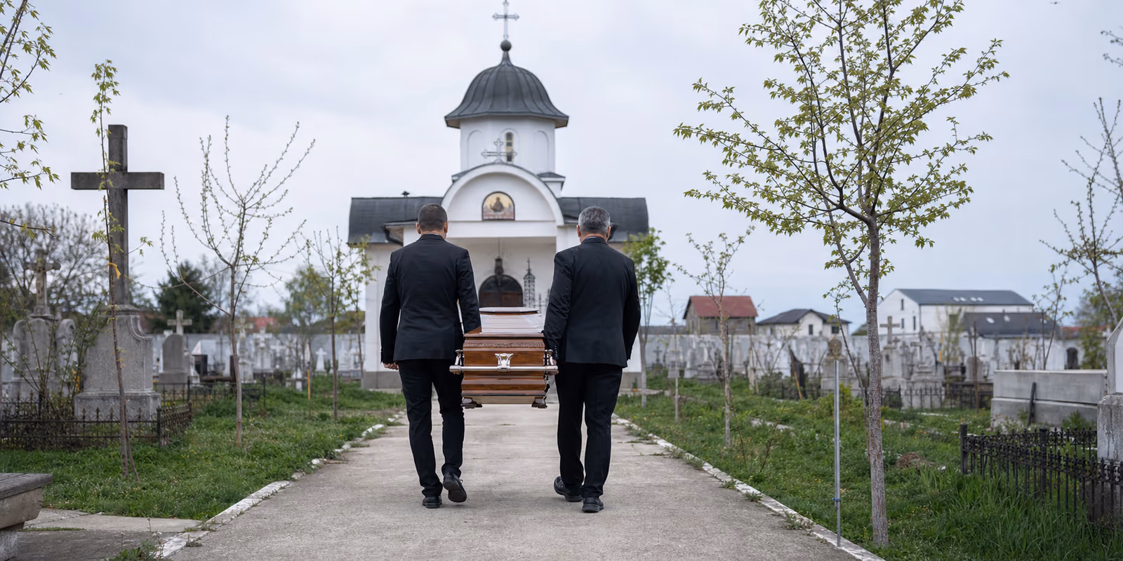 Echipă funerară în zona Berceni