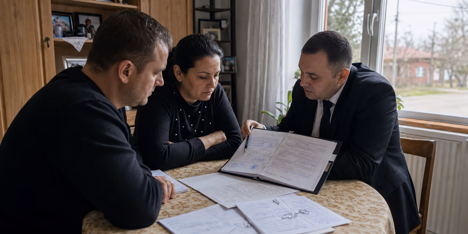 Consiliere funerară pentru o familie din Brănești