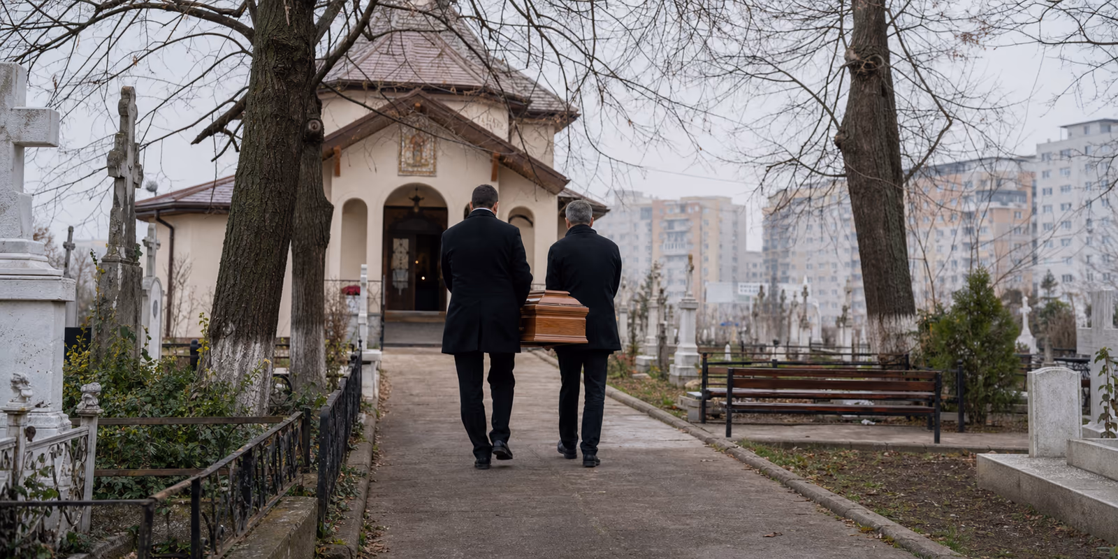 Echipă funerară în zona Chiajna