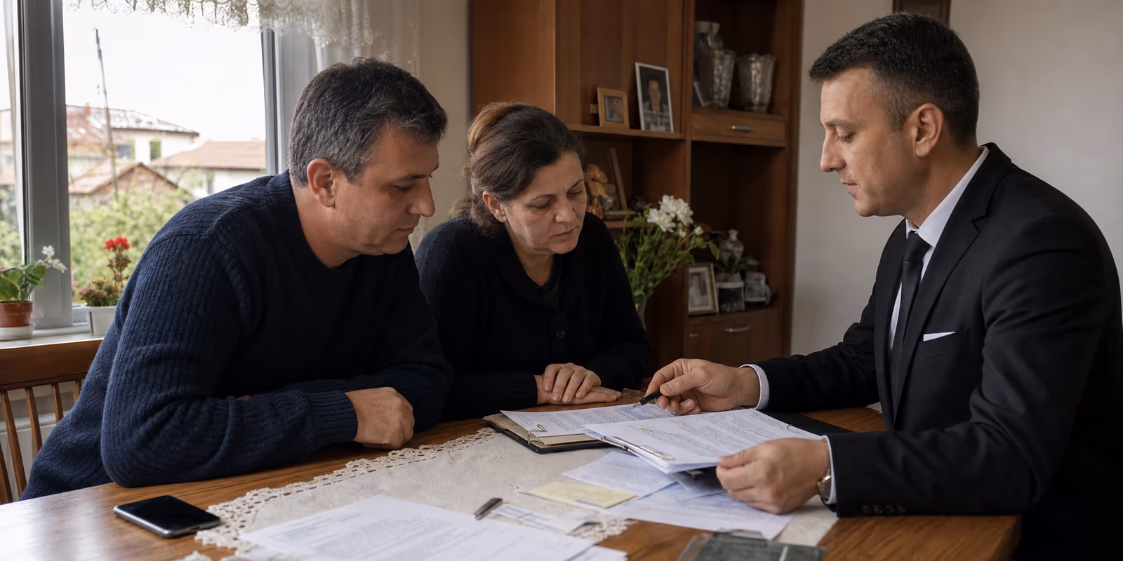 Consiliere funerară pentru o familie din Domnești