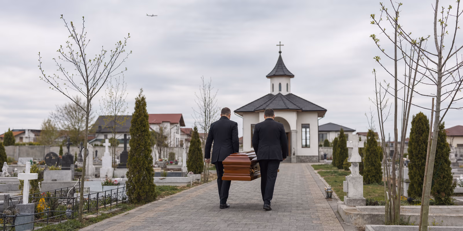Echipă funerară în zona Otopeni