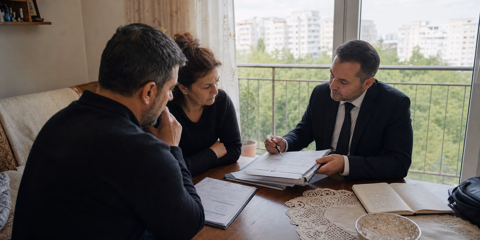 Consiliere funerară pentru o familie din Sector 4