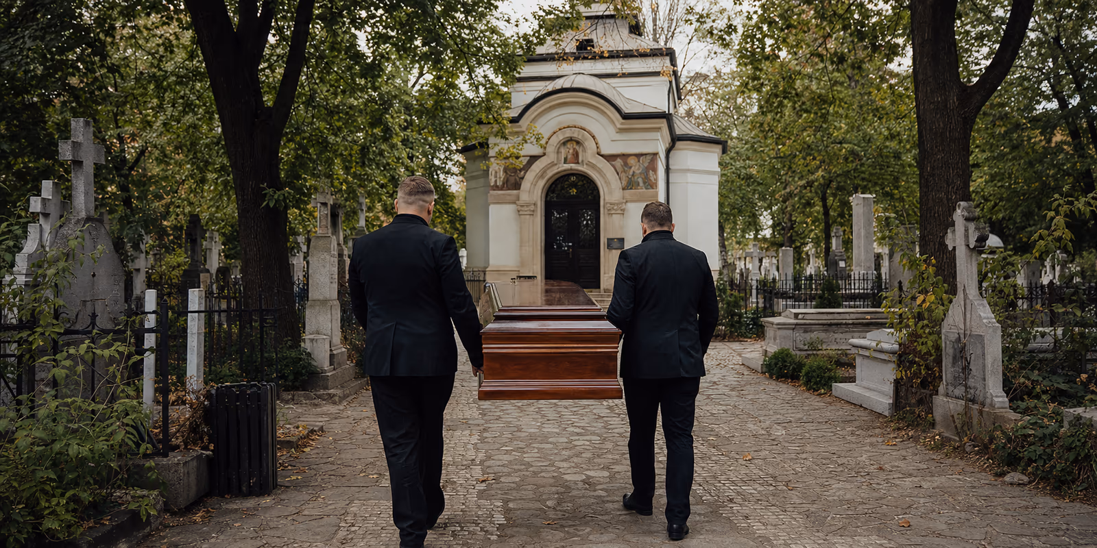 Echipă funerară în zona Sector 5