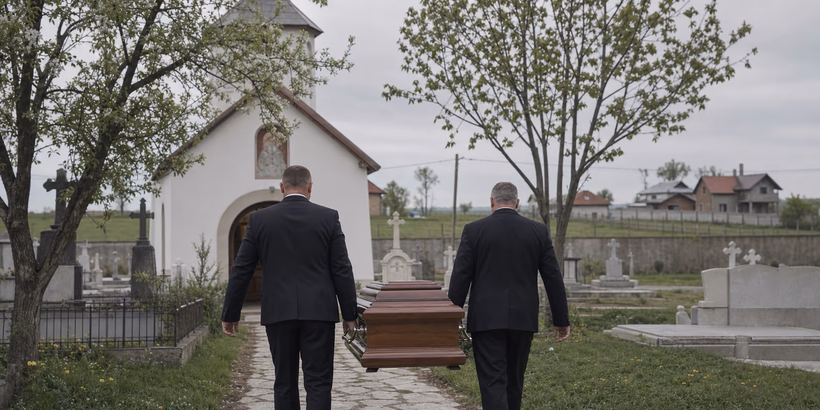 Echipă funerară în zona Vidra