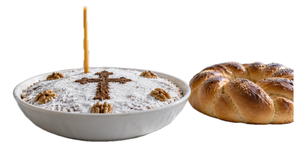 Colivă și lumânare